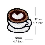2 Pieces Coffee Coasters Punch Needle Starter Kits Christmas Craft Gifts for Mom - Image 7