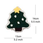 2 Pieces Coffee Coasters Punch Needle Starter Kits Christmas Craft Gifts for Mom - Image 5