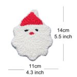 2 Pieces Coffee Coasters Punch Needle Starter Kits Christmas Craft Gifts for Mom - Image 4