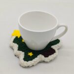 2 Pieces Coffee Coasters Punch Needle Starter Kits Christmas Craft Gifts for Mom - Image 3