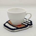 2 Pieces Coffee Coasters Punch Needle Starter Kits Christmas Craft Gifts for Mom - Image 2