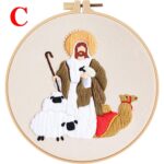 Nativity Embroidery Kit for Beginner - Hoop Art Including Everything to Make, Female Gift - Image 5