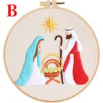 Nativity Embroidery Kit for Beginner - Hoop Art Including Everything to Make, Female Gift - Image 4