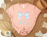 Labor and Delivery Nurse Sweatshirt,Mother Baby Nurse Shirt,Ob Nurse Stethoscope Bow Shirt,Postpartum Nurse Shirt,Maternity Nurse Shirt Gift - Image 5