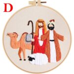 Nativity Embroidery Kit for Beginner - Hoop Art Including Everything to Make, Female Gift - Image 6