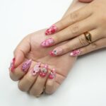 Kiss Me XO Pink Press-On Nails with Pearls, Bows & 3D Charms – Handmade Statement Nails for a Cute, Romantic and Playful Look or Gift - Image 5