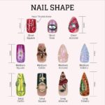 Handmade Floral Press-On Nails With Pink & Blue Ombre, 3D Flowers, Butterfly – Almond Fake Nails, Perfect For Birthdays, Events And Gifts - Image 8