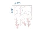 Modular Painting SVG Bundle. Laser cut file for Glowforge. Plants, leaves, geometric, layered frames - Image 4
