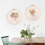 Floral About Love Pattern Embroidery Kit for Beginner - Include Everything to Make It - Image 4
