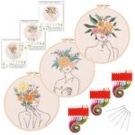 Floral About Love Pattern Embroidery Kit for Beginner - Include Everything to Make It - Image 3