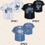 Personalized Custom DN Stitch Collection Baseball Jersey, Gift for Kids, DN Birthday Gift For Baseball Fans, DN Vacation Trip, DN B5GI5N - Image 2