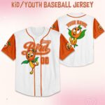 Personalized Gift Custom DN Orange Bird Baseball Jersey, Funny Summer Bird Epcot Park, WDW Family Trip, Hello Sunshine Shirt, Base 99MVJB - Image 6