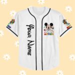 Personalized Style Custom DN Mickey Autism Awareness Baseball Jersey, Custom Name DN Land Autism Baseball Jersey, Autism Support B DU2XQA - Image 3