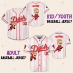 Personalized Personalized DN The Incredibles Characters Baseball Jersey, Custom DN Baseball Jersey Outfits Cute Gifts For Fans DN, 5VOIPS - Image 7