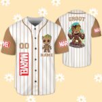 Customized Custom Superhero Baseball Jersey, Avengers Family Matching Style #152 6JVDH9 - Image 8