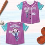 Custom Name Custom Spidey And His Amazing Friends Gwen Stacy Baseball Jersey, Custom Spider Verse Baseball Jersey Team, Gwen Stacy 0GGIE4 - Image 8