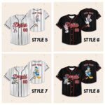 Custom Design Personalize DN Mickey and friends Baseball Jerseys, DN Land Kid Youth Adult Baseball Jersey, Mickey And Friends Jers 5RCXIZ - Image 3