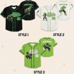 Personalized Style Custom Marvel Hulk Collection Baseball Jersey, Hulk Superhero Kids Jersey, Personalized Hulk Baseball Jersey, S 3SXVKW - Image 2