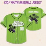 Personalized Style Custom Marvel Hulk Collection Baseball Jersey, Hulk Superhero Kids Jersey, Personalized Hulk Baseball Jersey, S ABXAV7 - Image 5