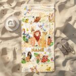 Personalized Custom Name Lion King Characters Beach Towel, DN Bath Towel, Pool Towel, Gift For Kid, Kids Beach Towel, Summer Vacat X5VU6K - Image 3