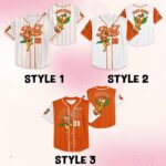 Personalized Gift Custom DN Orange Bird Baseball Jersey, Funny Summer Bird Epcot Park, WDW Family Trip, Hello Sunshine Shirt, Base 5D6VD2 - Image 2