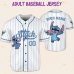 Personalized Custom DN Stitch Collection Baseball Jersey, Gift for Kids, DN Birthday Gift For Baseball Fans, DN Vacation Trip, DN 2UHT55 - Image 6