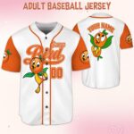 Personalized Gift Custom DN Orange Bird Baseball Jersey, Funny Summer Bird Epcot Park, WDW Family Trip, Hello Sunshine Shirt, Base RKOWHK - Image 5