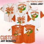 Personalized Gift Custom DN Orange Bird Baseball Jersey, Funny Summer Bird Epcot Park, WDW Family Trip, Hello Sunshine Shirt, Base 6E7CI1