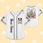 Personalized Style Custom DN Mickey Autism Awareness Baseball Jersey, Custom Name DN Land Autism Baseball Jersey, Autism Support B 668EYN - Image 4