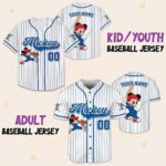 Personalized Gift Custom Name & Number DN Mickey and Friends Special Baseball Collection, Choose Style Jersey, DN Land Birthday Gi MIYB38 - Image 5