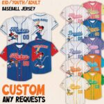 Personalized Gift Custom Name & Number DN Mickey and Friends Special Baseball Collection, Choose Style Jersey, DN Land Birthday Gi 4N2E95
