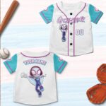 Custom Name Custom Spidey And His Amazing Friends Gwen Stacy Baseball Jersey, Custom Spider Verse Baseball Jersey Team, Gwen Stacy K6U8X4 - Image 4
