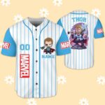 Customized Custom Superhero Baseball Jersey, Avengers Family Matching Theme #188 U4NSJ0 - Image 7