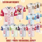 Customized Custom Superhero Baseball Jersey, Avengers Family Matching Theme #8 E1NXFH