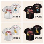 Custom Design Personalize DN Mickey and friends Baseball Jerseys, DN Land Kid Youth Adult Baseball Jersey, Mickey And Friends Jers YEOVRP - Image 4