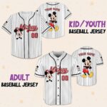 Custom Design Personalize DN Mickey and friends Baseball Jerseys, DN Land Kid Youth Adult Baseball Jersey, Mickey And Friends Jers YEOVRP - Image 5