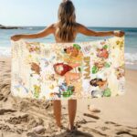 Personalized Custom Name Lion King Characters Beach Towel, DN Bath Towel, Pool Towel, Gift For Kid, Kids Beach Towel, Summer Vacat X5VU6K - Image 4