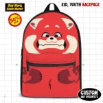 Customized Turning Red DN Backpack, Cute Red Panda Kids Backpack Back to school, School Bag for Girls, Turning Red Birthday Gift, UTOWTS