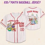 Customized Personalized DN Princesses Birthday Baseball Jersey, Custom DN Princesses Squad Birthday Present Gift, DN Land Family T 2109S5 - Image 4