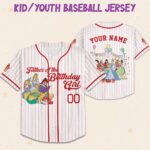 Customized Personalized DN Princesses Birthday Baseball Jersey, Custom DN Princesses Squad Birthday Present Gift, DN Land Family T 2109S5 - Image 3