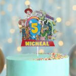 Customized Custom DN Toy Story 2D Flat Acrylic Cake Topper, Woody Buzz Lightyear Birthday Cake Topper, Acrylic CakeTopper, DN Them O1UJ6E - Image 2
