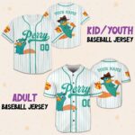 Custom Name DN Phineas and Ferb Characters Jersey, Candace Jersey, Doofenshmirtz Jersey, Perry Agent P Jersey, DN Team Jersey Edit WFCKSC - Image 5