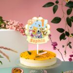 Custom Design Custom Winnie The Pooh DN Birthday Cake Topper, Birthday Party for Kids, Pooh and friends Cake Decoration, Pooh bear W5O413 - Image 3