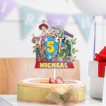 Customized Custom DN Toy Story 2D Flat Acrylic Cake Topper, Woody Buzz Lightyear Birthday Cake Topper, Acrylic CakeTopper, DN Them SFRG8D - Image 3