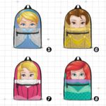Personalized Gift DN Princess Summer Backpack, Princess Kids School Bag, Back To School Backpack, Cute Kids Backpack, Birthday Gif NFX3CR - Image 3