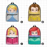 Personalized Gift DN Princess Summer Backpack, Princess Kids School Bag, Back To School Backpack, Cute Kids Backpack, Birthday Gif 2LUYQT - Image 3