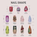 Press On Nails Almond, Acrylic Fake Nails Art, Long Short Nails Press On, Glue On False Nails, Gifts for Her BFF Mom - Image 9