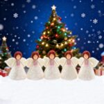 Angel Fairy Needle Felting Kits 6 inch Decor for Christmas Baby Mobile, Baby Crib, Nursery Decoration Gift for Mom Grandma, Wedding Present - Image 3