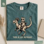 Comfort Colors® Princess Donut and Mongo Shirt, Dungeon Crawler Carl Tee Fantasy Book Reader Geeky Cat Lover Tshirt Donu Mongo Bookish Merch - Image 7