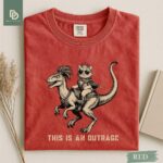 Comfort Colors® Princess Donut and Mongo Shirt, Dungeon Crawler Carl Tee Fantasy Book Reader Geeky Cat Lover Tshirt Donu Mongo Bookish Merch - Image 10
